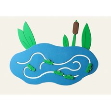 Декоративно-разививающая панель “Пруд”