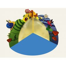 Декоративно-развивающая панель "Зеркальное королевство" мат входит в комплект