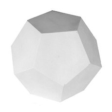 Додекаэдр гипс