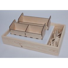 Дополнительный отсек для песка и инструментов