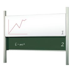 Доска академическая мел/магн-марк 2x3 STSK1220P3 120х200