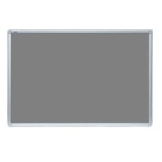 Доска текстильная 2x3 TTA1218 180х120 серая, алюмин.рамка
