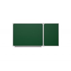 Двухэлементная школьная доска (мел+маркер) 2250х1000 эмалированная