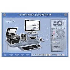 Электрифицированный информационный стенд-тренажер "Периферийные устройства персонального компьютера" с функцией контроля и обучения