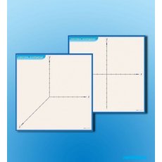 Фрагмент (демонстрационный) маркерный (двухсторонний) "Координатная плоскость"