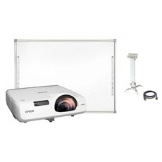 Интерактивная доска EdBoard 78'' + короткофокусный проектор Epson EB-530