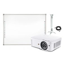 Интерактивная доска EdBoard 78'' + универсальный проектор Viewsonic PS501X
