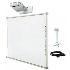 Интерактивная доска EdBoard 88'' + ультракороткофокусный проектор Epson EB-685W