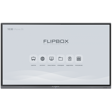 Интерактивная панель FLIPBOX 4.0 86", UHD, 20 КАСАНИЙ, ANDROID 8.0, ВСТРАИВАЕМЫЙ ПК MT43-I7 (I7, 8G/256G SSD), WIN10