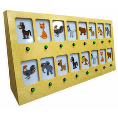 Интерактивная панель "Угадай звук, сравни животное"