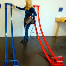 Интерактивный экспонат Наклонная плоскость - траектория