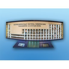 Интерактивный наглядно-демонстрационный комплекс "Периодическая таблица химических элементов Д.И. Менделеева" с натуральными образцами