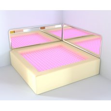 Интерактивный сухой бассейн с пультом управления (Рекомендуемое количество шариков - 1700 шт.)