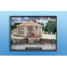 Интерактивный светодинамический стенд "Водоснабжение умного дома"