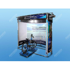 Интерактивный велотренажер "Пилот-2" на основе системы виртуальной реальности (панорамный экран с углом обзора 210 градусов)