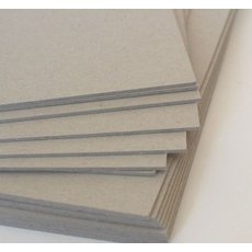 Картон переплетный двусторонний 800г/кв.м 1,5х700х1000мм негрунтованный