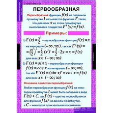 Комплект таблиц "Алгебра 11кл"  (15 таблиц)