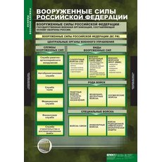 Комплект таблиц "Основы военной службы"(10 таб.)
