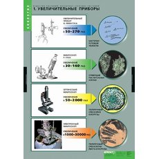 Комплект таблиц "Вещества растений. Клеточное строение" (12 шт.)