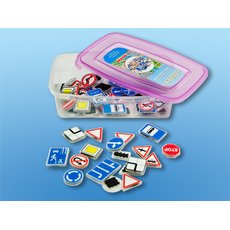 Комплект тематических магнитов "Дорожные знаки"