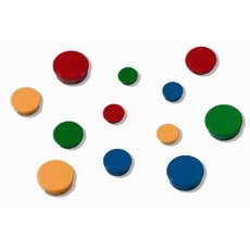 Магниты для доски 20мм 2x3 АМ120/00 10шт/уп. цветные