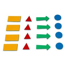 Магнитные символы 2x3 AS101 4листа/уп цветные