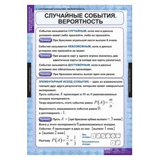 МАТЕМАТИКА Теория вероятностей и математическая статистика.
