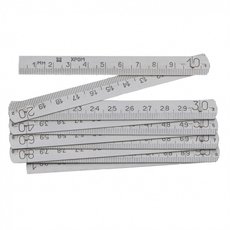 Метр складной металлический