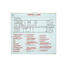 Мнемосхема. Тактильная, оргстекло