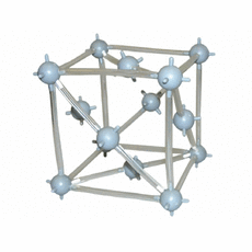 Модель демонстрационной кристаллической решетки меди Cu
