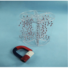 Модель для демонстрации в объеме линий магнитного поля