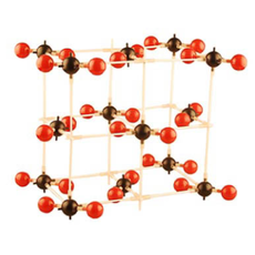 Модель "Кристаллическая решетка углекислого газа" (демонстрационная)