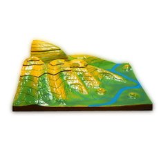 Модель "Вулканическая поверхность. Формирование гор"