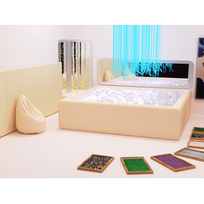 Мягкий сухой бассейн без подсветки                                                                                                                                             (Рекомендуемое количество шариков - 1500 шт.)