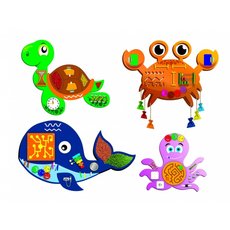 Набор бизибордов "Подводные обитатели"