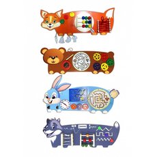 Набор бизибордов "Животные Лесные-4"