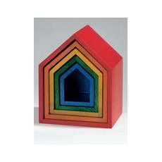 Набор цветных домиков Радуга