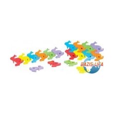 Набор Полидрон Кролики. Мозаика (счет от 1 до 20)