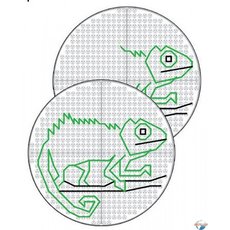 Набор Полидрон Узорная шнуровка Круглая