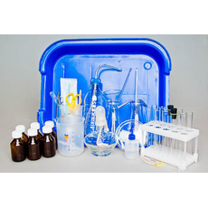 Набор посуды и принадлежностей для работы с малыми количествами веществ