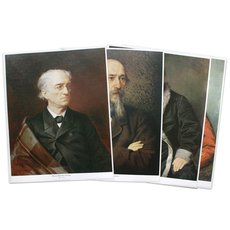 Набор репродукций  «Русские писатели в живописных портретах»