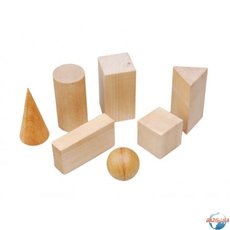 Набор "Тела геометрические" (дер.) 7 шт.