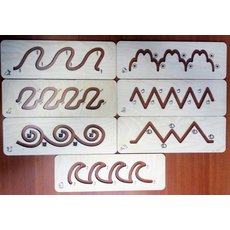 Набор "Трафареты для малышей", 7 штук