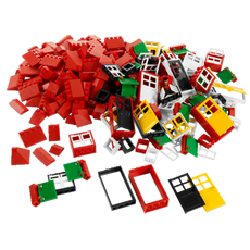 ОКНА, ДВЕРИ И ЧЕРЕПИЦА ДЛЯ КРЫШИ. LEGO