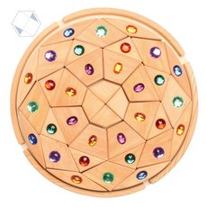 Орнамент в круге - Сверкающие камешки 2