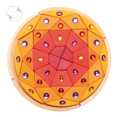 Орнамент в круге - Сверкающие камешки 3