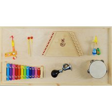 Панель с музыкальными инструментами