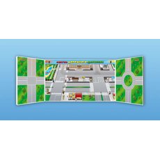 Панорамная трехэлементная комбинированная магнитно-маркерная доска "Азбука дорожного движения"