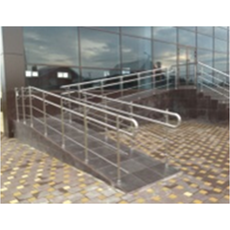 Перила для входной группы, нержавеющая сталь, м.п.