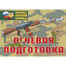 Плакаты Огневая подготовка (10 плакатов 59х42 см)